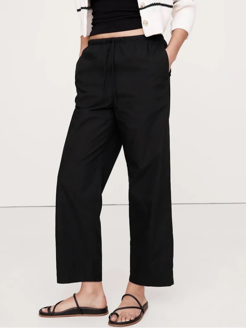 Banana Republic Poplin Pants (XS petite)
